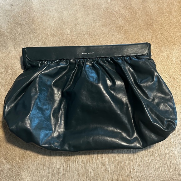 Isabel Marant Handbags - Isabel MARANT green leather clutch